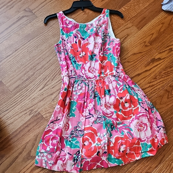 Lilly Pulitzer Dresses & Skirts - Lilly Pulitzer Pink Floral Sleeveless Dress